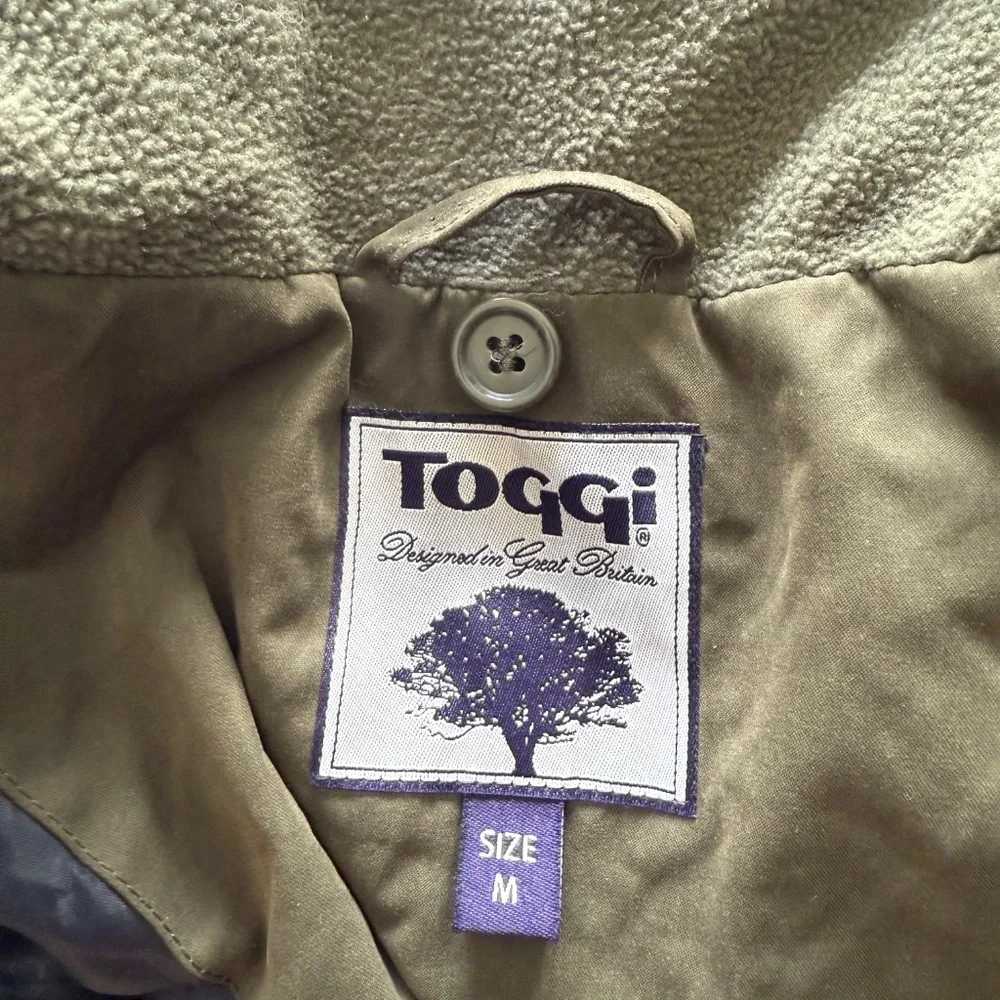 Toggi Field Jacket - Hooded Utility Parka - olive green - Size Medium